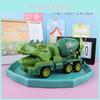 Van Dinosaur Prison And Digging Vehicle With Plastic Construction For Fun Child
