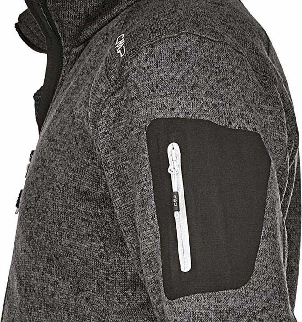 Куртка CMP Men Fleece Jacket (3H60747N) black glacier