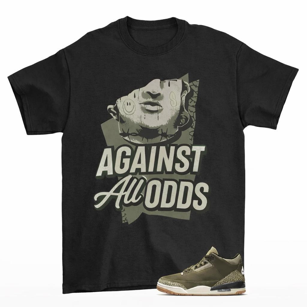 Against All Odds Statue Graphic T-Shirt – Streetwear Sneaker Match Tee