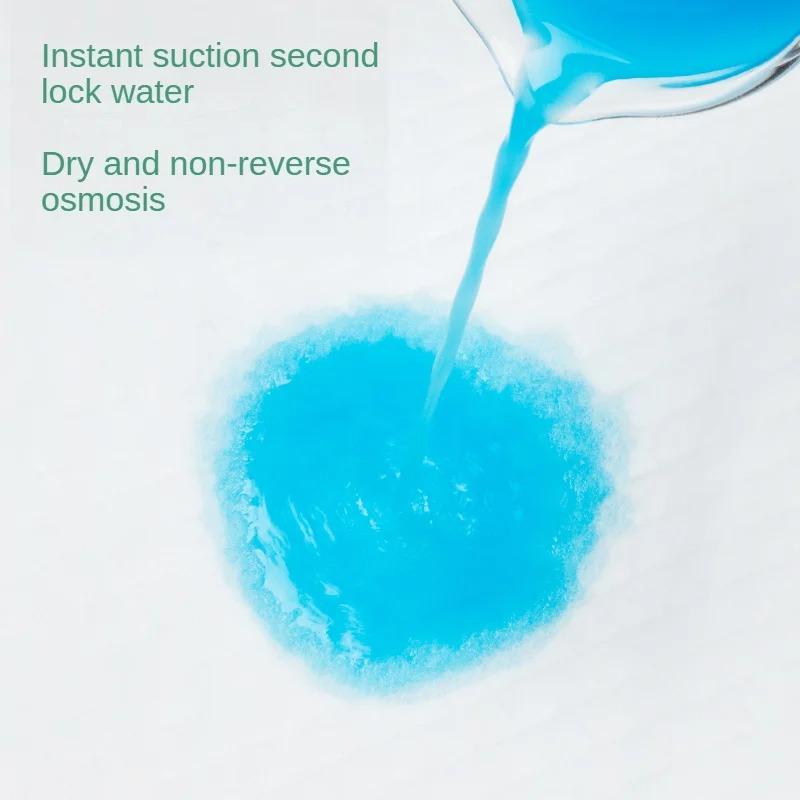 100% bomull bleieputer Babypleieputer Engangsvanntette Pustende bleieunderlag for nyfødte babyer Madrass 100 stk. M CDC004 N