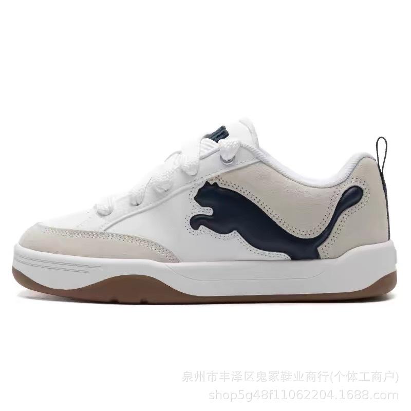 

[Original box] Pure original PM red board shoes platform LIFESTYLE men s and women s casual little white shoes standard horse shoes 45