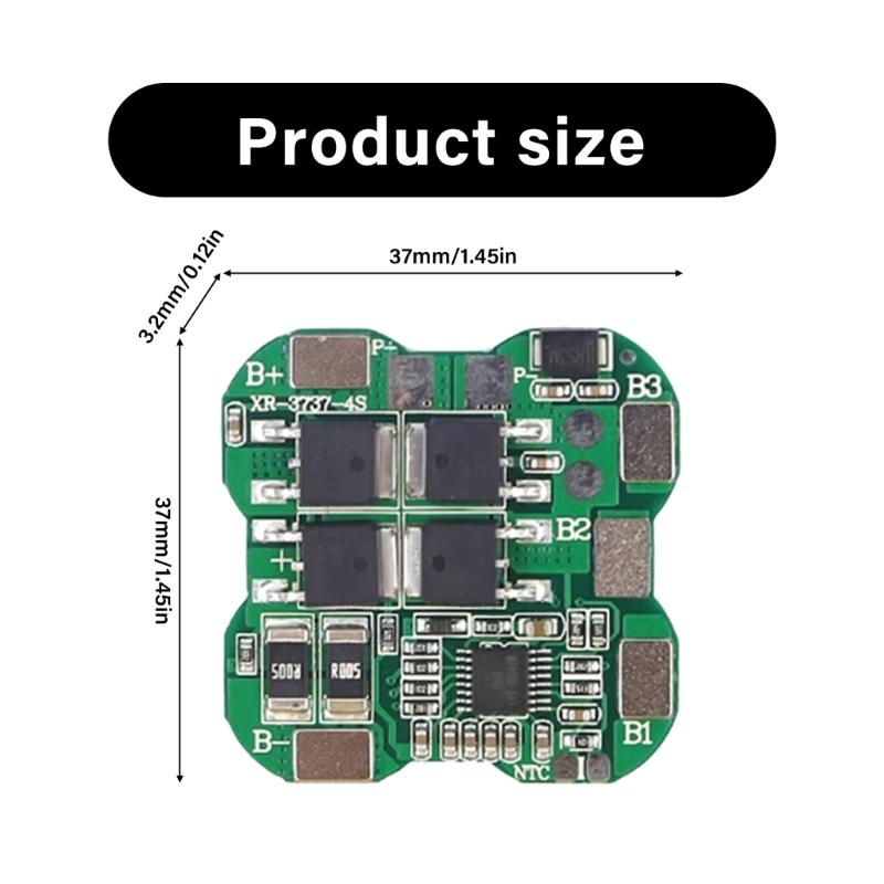 Protections Module 20A 14.8V Li Battery Protections Circuit Board Module Prevent Overloads Damage For Electric Tool