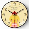 8-inch 20cm Wall Clock Living Room Modern Simple Early Education Learning Clock Home Bedroom Cartoon Clock