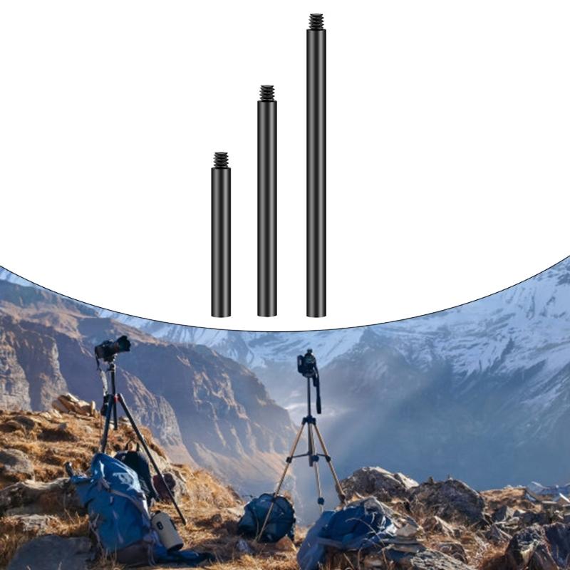 Lightweight Camera Extension Rod, Universal Metal Extender  with 1/4" Threaded for Tripods and Monopods Extender