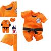 Adorable Newborn Baby Boys Dragon Ball Z Cosplay Romper Bodysuit For Halloween