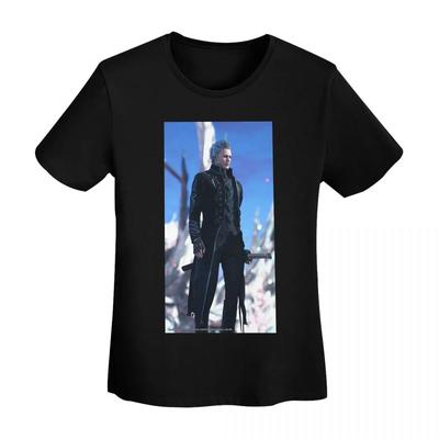 Vergil From The Devil May Cry Seri TShirt Women Short Sleeve T Shirts Round Neck Clothing Cotton Summer Tees Streetwear