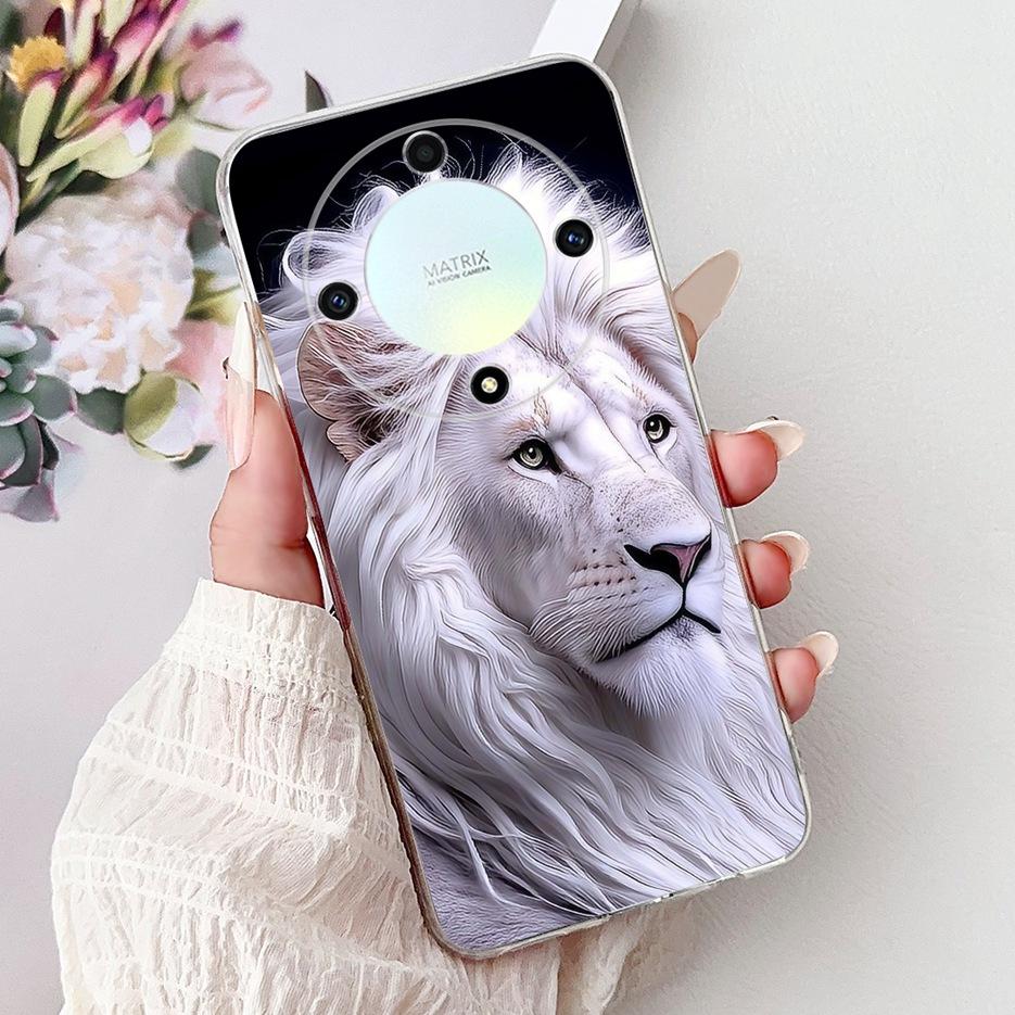 For Honor X9a Case Magic5 Lite Popular Luxury Painted Cover Soft Slim Phone Case For Honor Magic 5 Lite HonorX9a Back Cover Bags