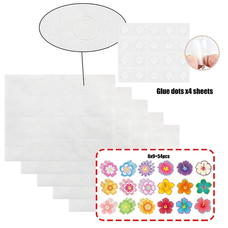 Spring Theme Colorful Flower Cutouts Classroom Bulletin Boards Decoration Set Vibrantly Designs Wall Decal Sticker