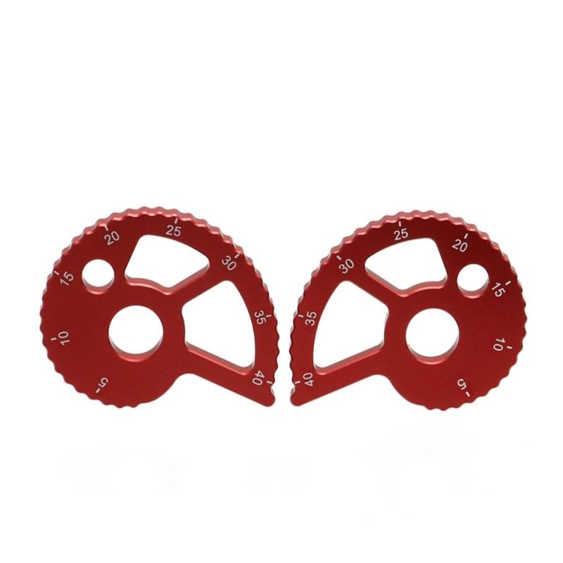 Универсальный комплект натяжителя цепи для мотоцикла Антикоррозийное покрытие Самоблокирующийся регулятор цепи Улучшения для CRF150F XR250L красный