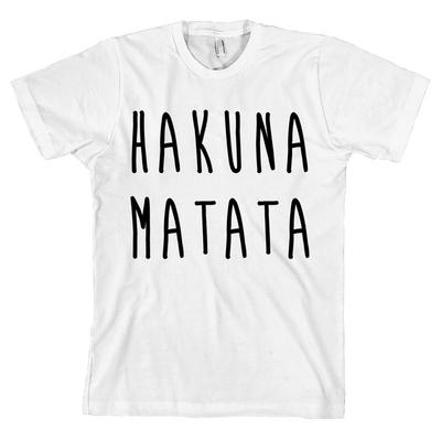 Hakuna Matata Pas de Soucis Bella + Canvas T-shirt Paix QUALITÉ & DOUCEUR NOUVEAU T-shirt Unisexe