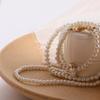 European Retro Glass Pearl Necklace: Versatile & Sweet Fairy INS Style for Women
