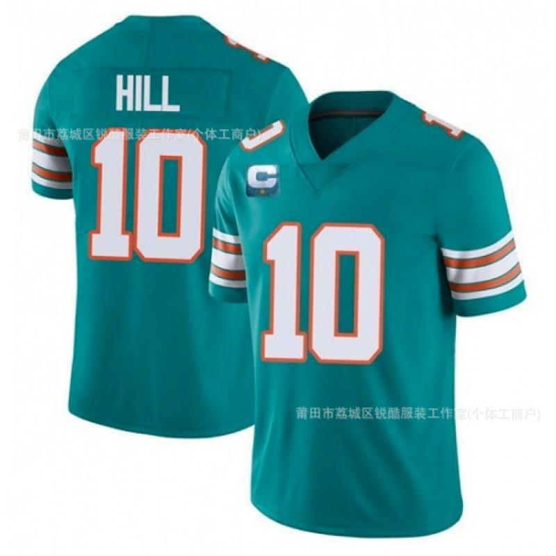 Miami Dolphins NFL Football Jersey Men Women Unisex Hooded Top Embroidered Marino Waddle 13 17