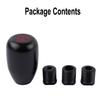 Useful Shift Knob With Adapter Vintage Design Easy Installation Kit Parts Replacement 5 Speed Accessrories Black