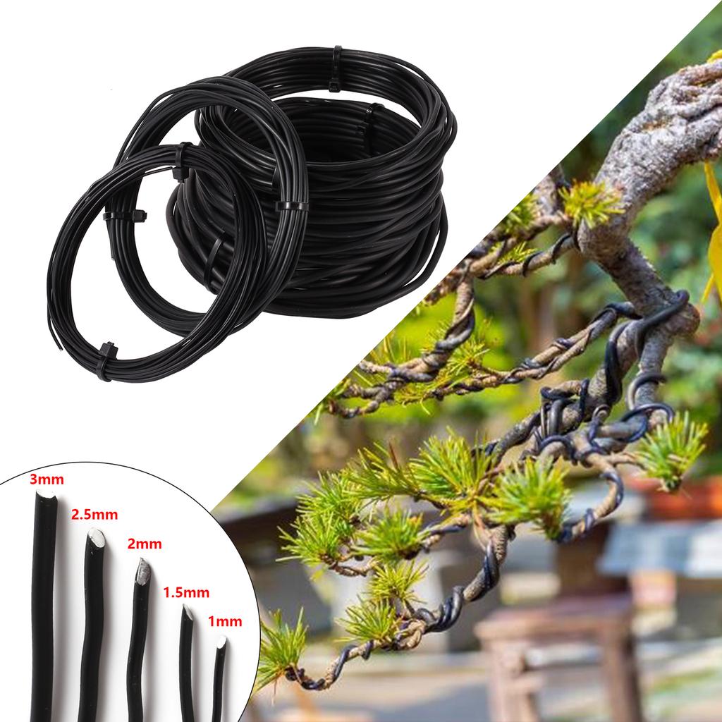 10M 1/1.5/2/2.5/3mm Bonsai Wire Plant Support Anodized Aluminum Bonsai Training Wire For Plant Shape Garden Accessories