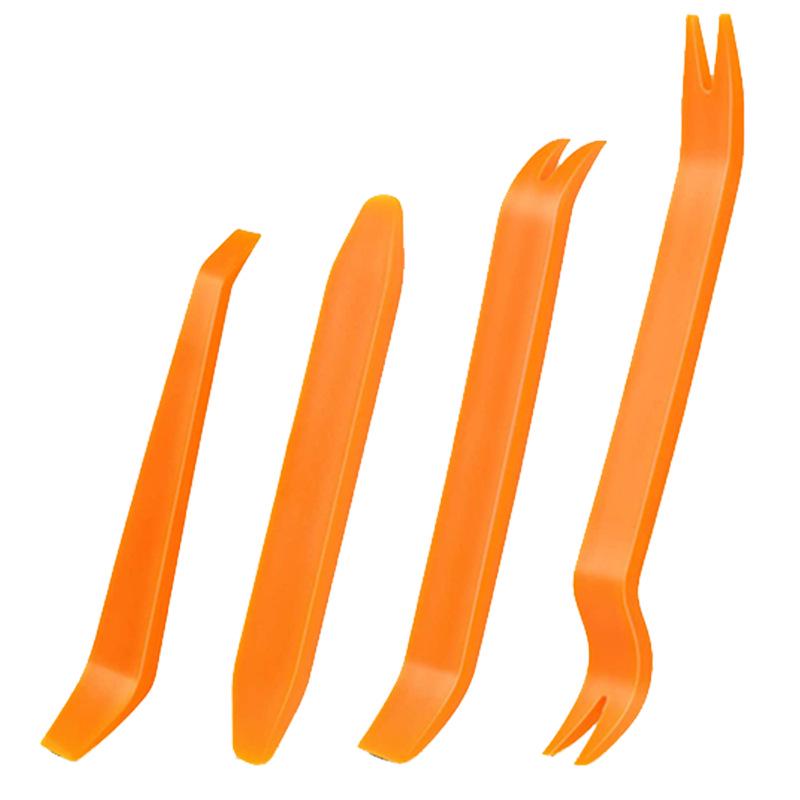 Car Door Panel & Audio CD Disassembly Tool Set - 4-Piece Pry Bar for Interior Modification