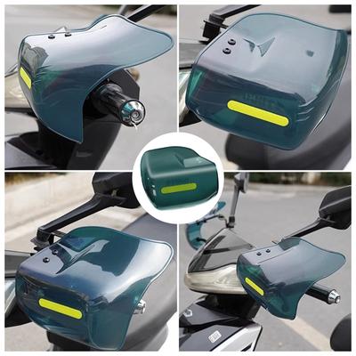 Verstellbare Motorrad-Handschützer mit reflektierendem Sicherheitsdesign, wasserdichte & atmungsaktive Motorrad-Handabdeckung, ABS-Abdeckung