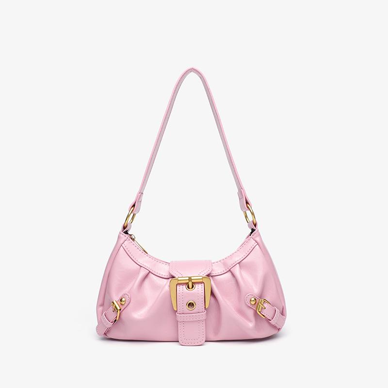 Damen Retro Falten Wolken Schultertasche - Auf Lager