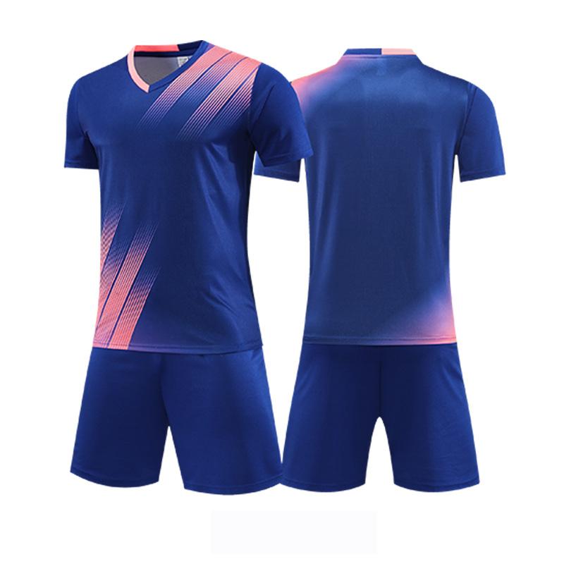 Football Jersey Kids Men Professional Quick-Drying T-Shirt for Sport Trainning Uniforms 100% Polyester Football Suits