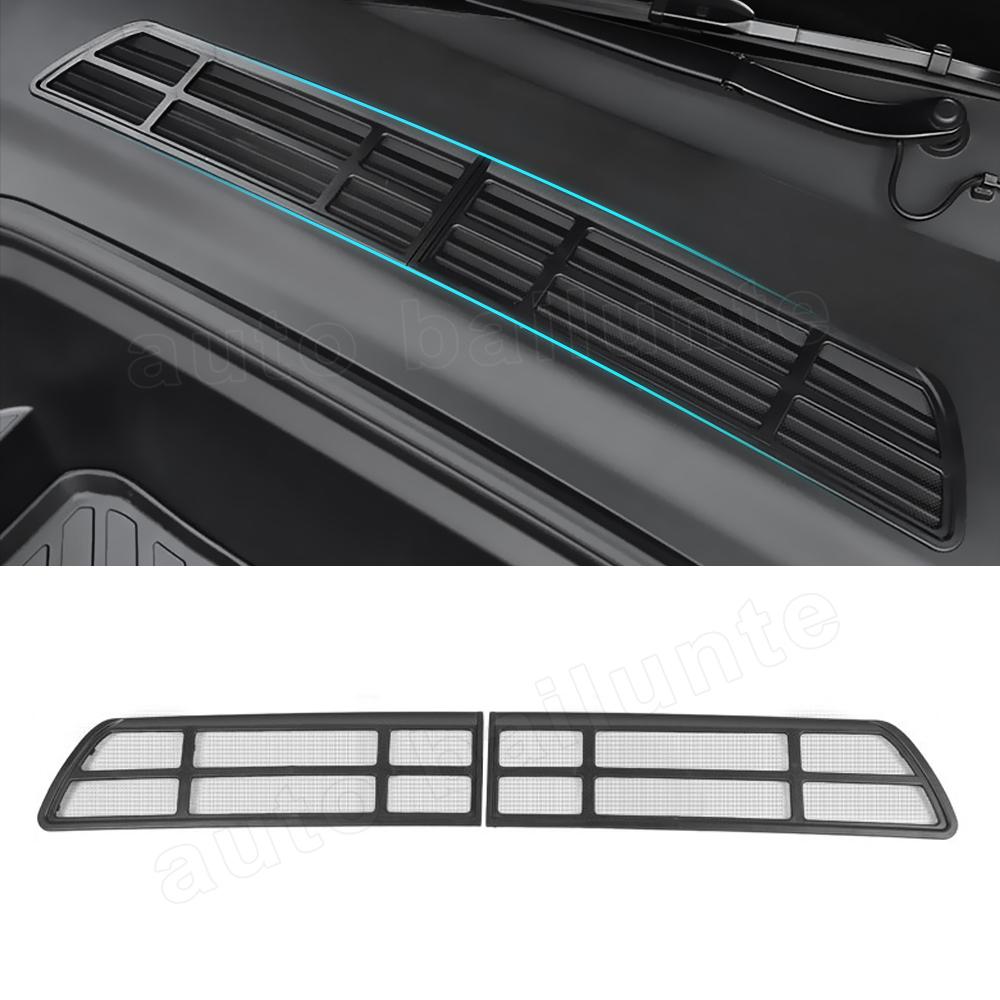 

Передняя часть багажника автомобиля, водозащитная полоса, передний кондиционер, воздухозаборник, защита от насекомых, сетка, защитный чехол для Tesla Model Y B