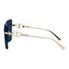 Dior Square Sunglasses With Mirror Legs Men sunglasses Gold CDCHAINM1UB0B0