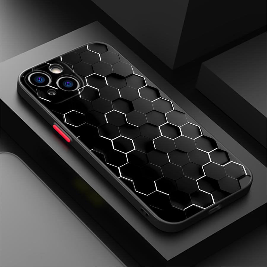 

Задняя крышка-чехол для телефона для iPhone 15 Plus 11 17 16 Pro Max XS 16e 12 14 13 Mini 17 Air Углеродное волокно iPhone17 Pro