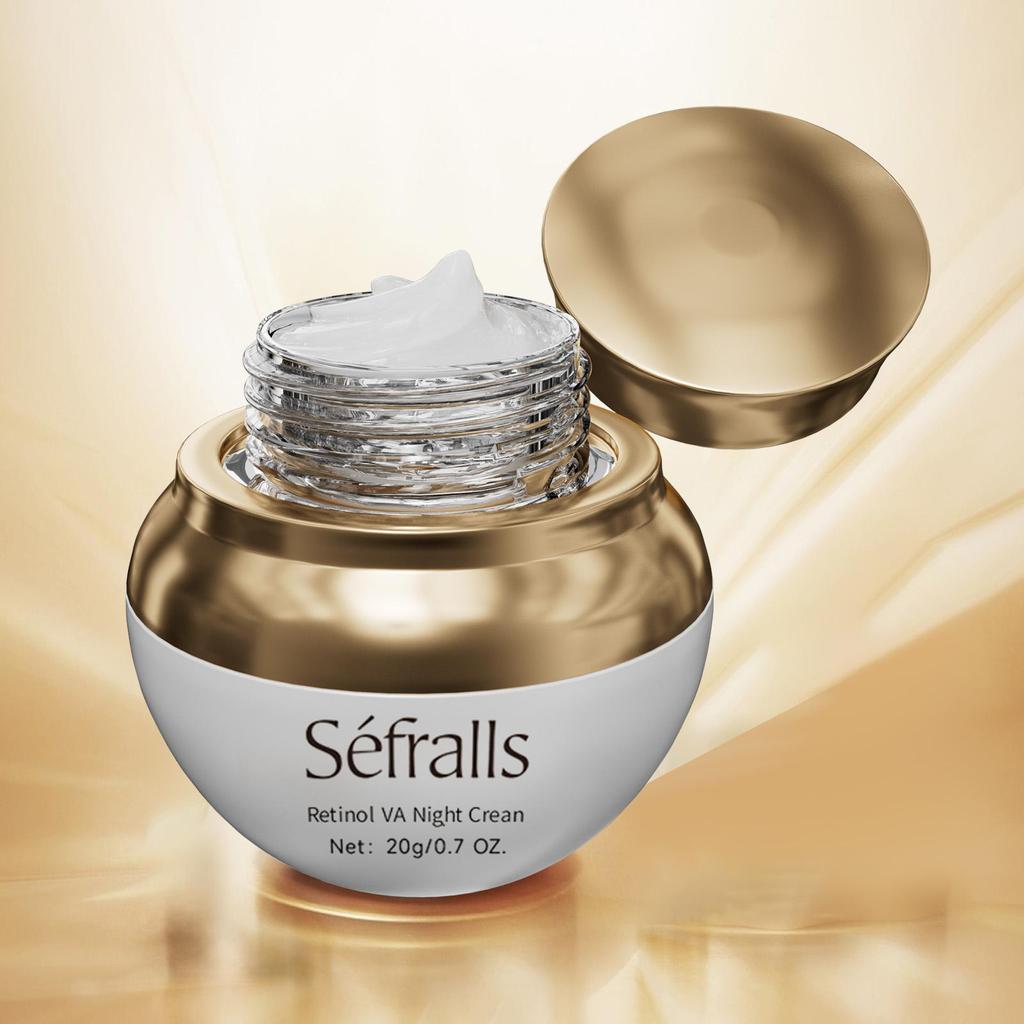 Séfralls Straffende Feuchtigkeitscreme Nachtcreme 20g Kollagen peptid gesichts feuchtigkeitsspendende und straffende gesichtscreme hautpflege produkte,