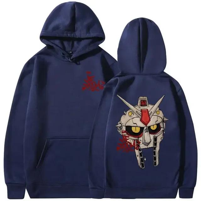Rapper Mf Doom Madlib Madvillain Cartoon Metal Mask Graphic Hoodie Men Women Casual Oversized Sweatshirt Men's Hip Hop Hoodies