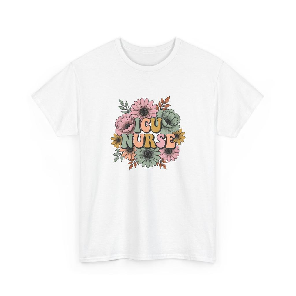 Blossom Bouquet Shirt Nurse Garden Gift Women Folk Tee Flower Arrangement