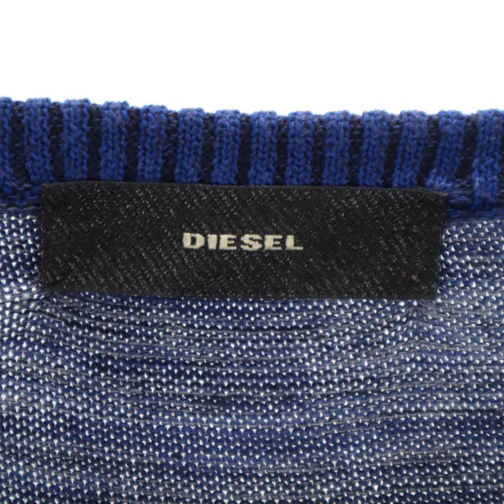 DIESEL Long sleeve knit one piece S blue Women Used