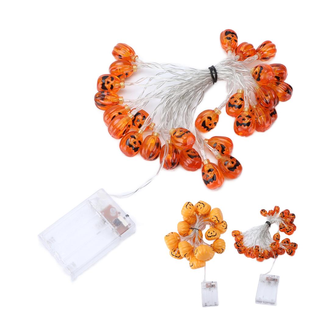 Pumpkin Lights String Halloween LED Decoration Holiday Decorative Lantern for Indoor Indoor