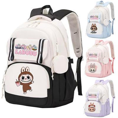 Niedlicher bedruckter Rucksack Teenager Student Schultasche Buchtasche Rucksack Mädchen mit Geldbörse Freizeittasche Herren Damen Laptoptasche Mochila