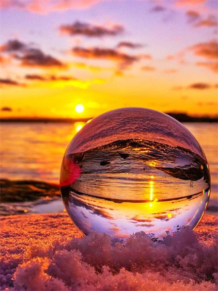 5D Diamond Painting New Arrivals Seaside Bubble Home Decor Full Square Round Embroidery Mosaic Beach Landscape Wall Art