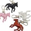 Mini Horse Pendant Keychain Creative Car Key Chain Zodiac Horse Keychain  Lover Friend
