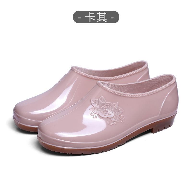 

Весенние и летние дождевики женские модные низкие ботинки-слитки короткие резиновые нескользящие кухонные туфли с мелким вырезом рабочая обувь резиновый чехол для обуви 36