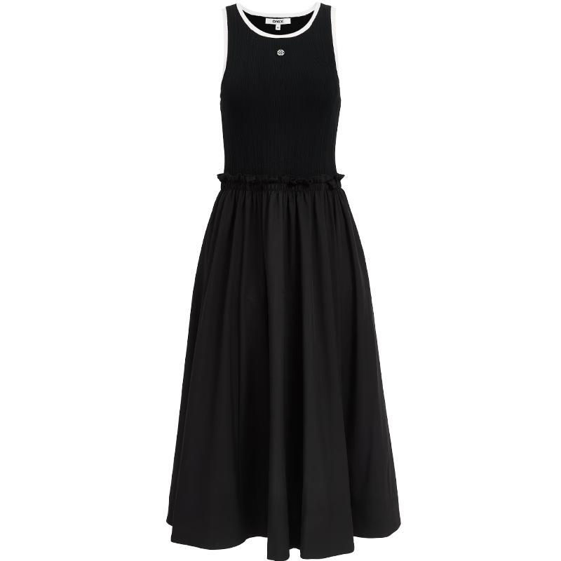 ONLY Women's Color-block Knit Sleeveless Maxi Dress