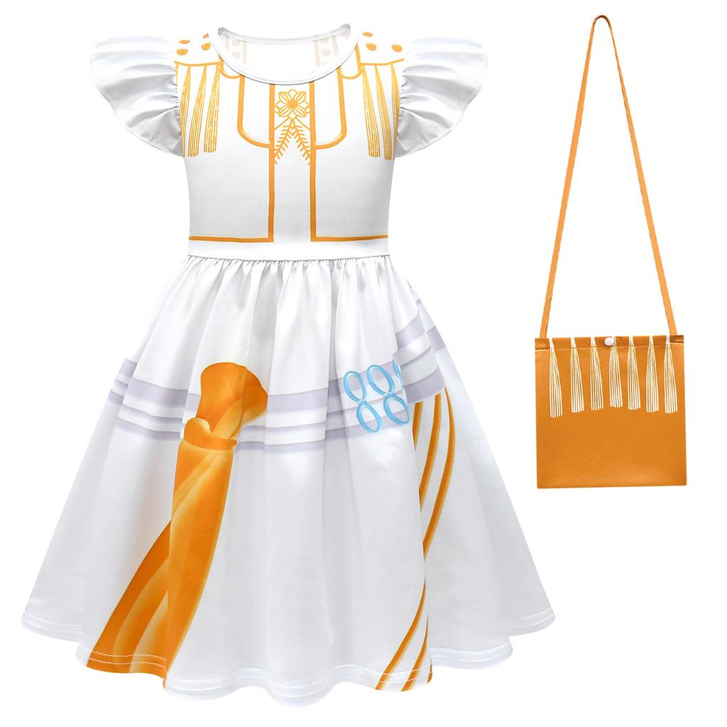 Halloween New Korean Wave Girl Group K-POP Witch Hunter Girl Group Cos Suit Rumi Cosplay Children's Flying Sleeves