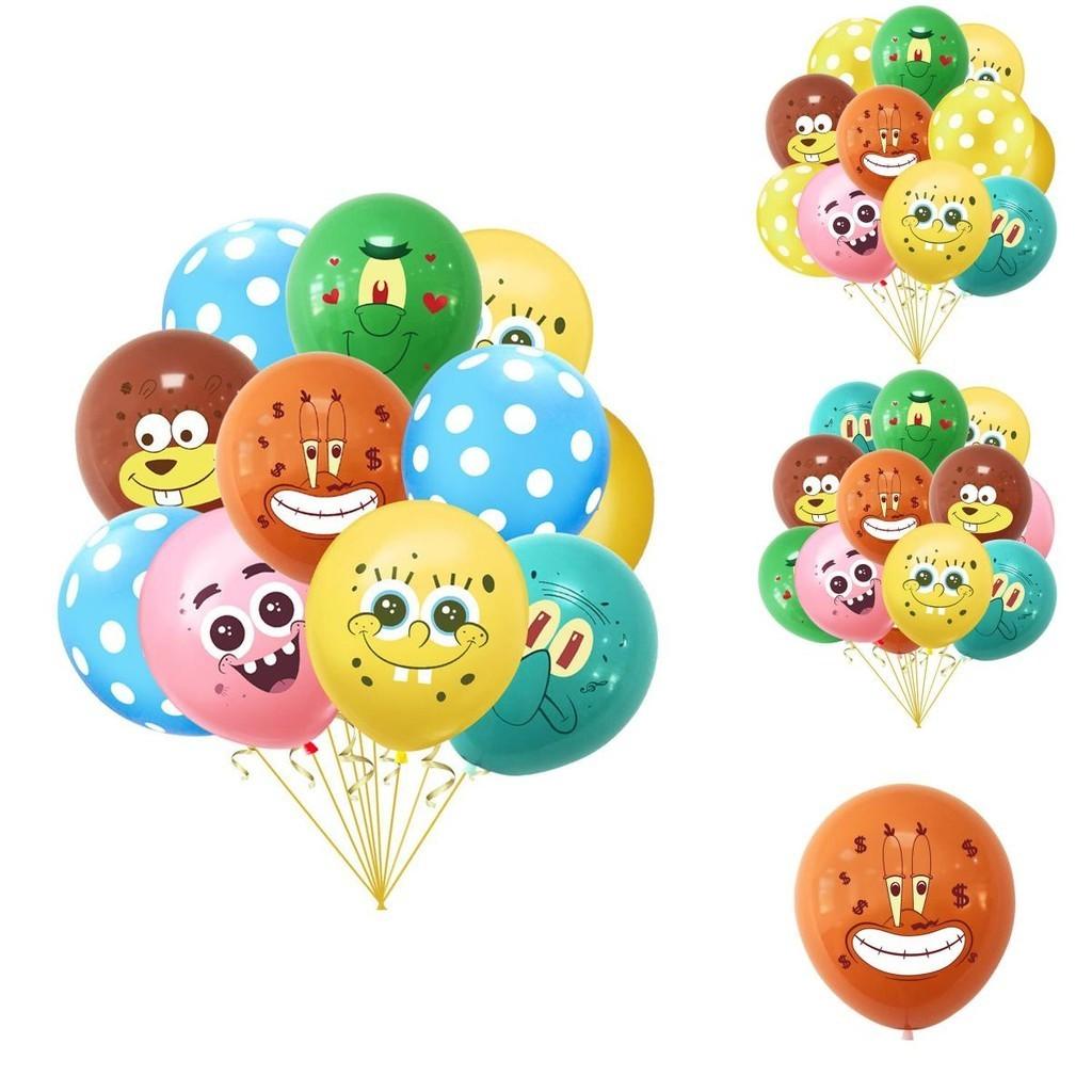 Adorable Spongebob Latex Balloons For Kids Birthday Party And Baby Shower Decorations