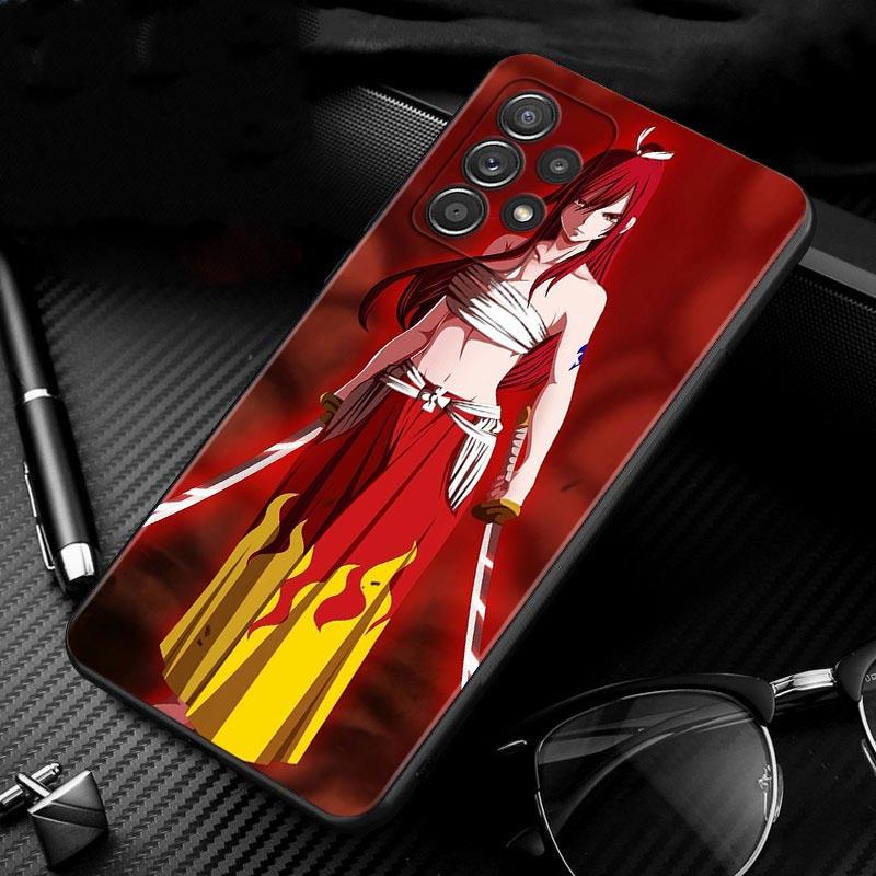 Silikon Fall Für Samsung Galaxy A51 A12 A21s A71 A52 A31 A32 A02s A72 A11 A41 A22 A01 A51 5G A02 f42 Manga Fairy Tail Anime