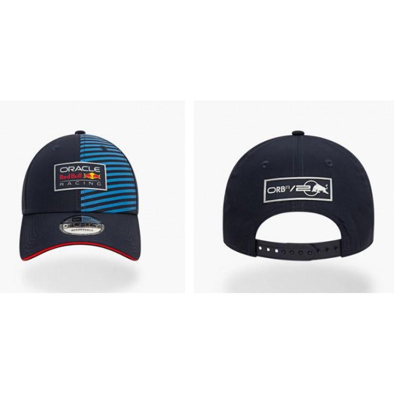 Boné da Equipe Red Bull Racing Verstappen Perez Mesmo Estilo Mistura de Algodão e Linho Chapéu de Basebol Masculino Feminino Todas as Estações Chapéu de Moda