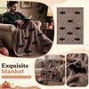 Couverture d'Halloween Douce Jeté pour Canapé, Décoration de Maison Cosy pour Chambre à Coucher