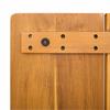 Badezimmermatte Unifarbe Braun 59 x 40 cm Holz