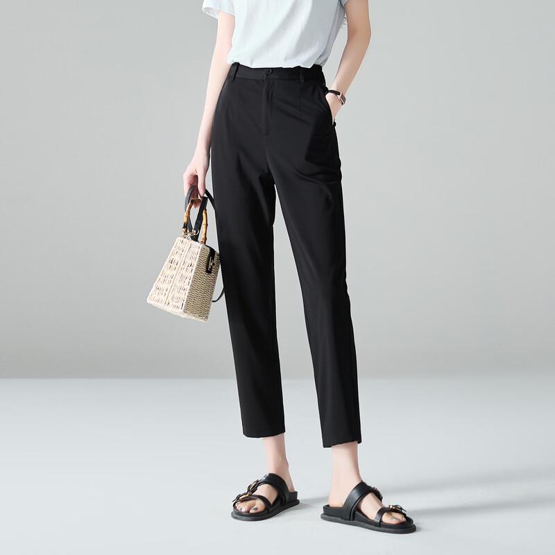SOFSIL Women's High-Waist Ankle-Length Casual Pants