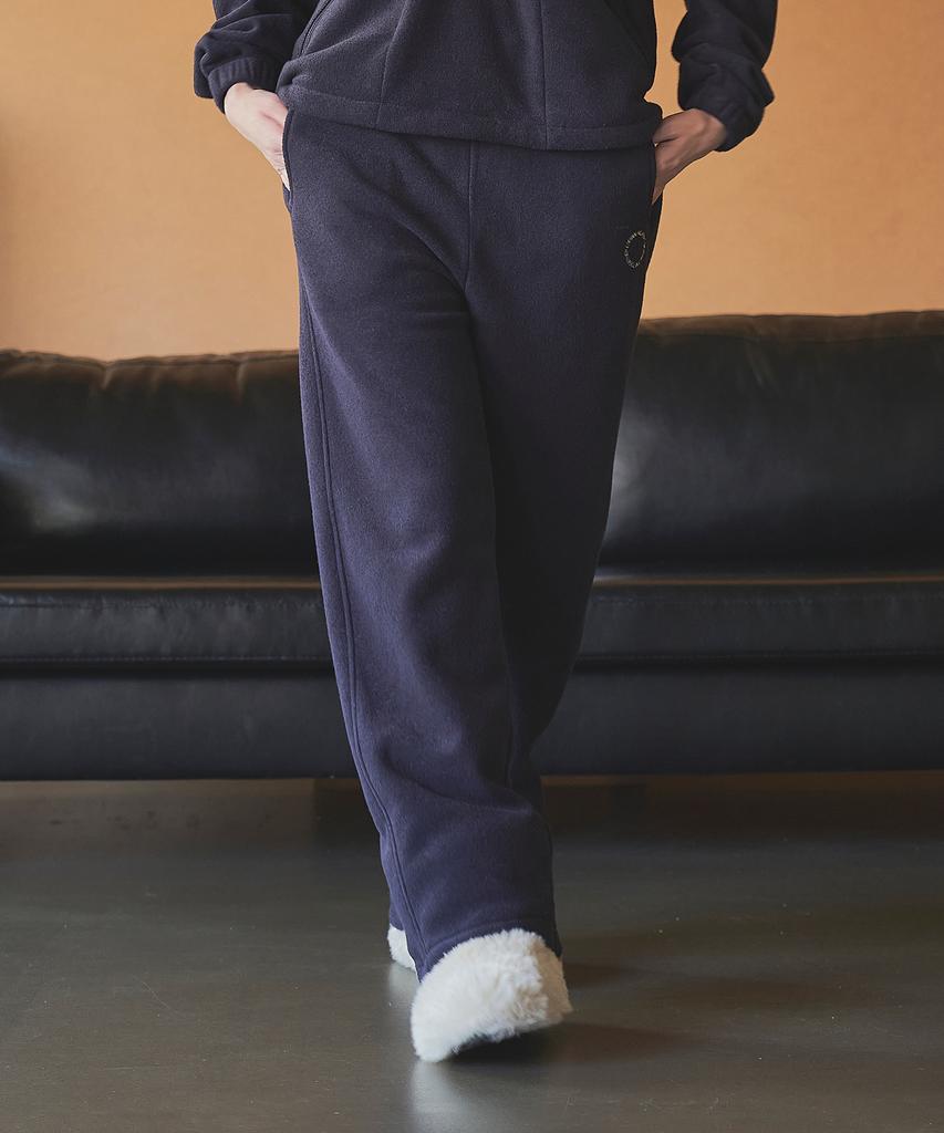 Iteoneolmomeonteu Soft Terry Wide Sweatpants_Navy