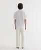 COVERNAT C Logo Collar Half Knit White