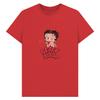 Betty Boop Unisex Adult Faded T-Shirt