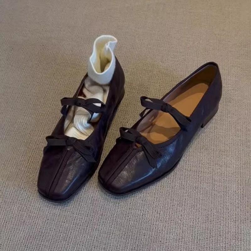 Fashion Hot Selling 2025 New Style Women Flats Loafers Shoes Summer Square Toe Sandals Fashion Woman Sandals Trend Brand Zapato De Mujer