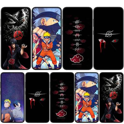 Deksel til iPhone 15 14 Xiaomi Redmi Note 13 12 11 Pro Max X 8 7 9 XR Samsung Galaxy S24 S23 9C OPPO A15 Huawei Cartoon Naruto Itachi Sasuke telefondeksel