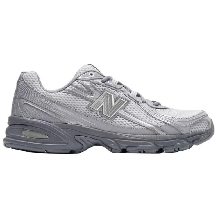 New Balance NB 740 Tessuto, Pelle Sintetica Traspirante Leggero Basse Scarpe da Corsa Unisex Bianco/Grigio Chiaro U7408PL