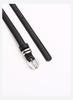 Women's Genuine Leather Dress Belt - Versatile, Thin, Fashionable Cowhide Waistband for Business Fashion