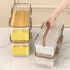 Transparent Noodles Storage Box Rectangular Spaghetti Container Pasta Storage Container  Fridge